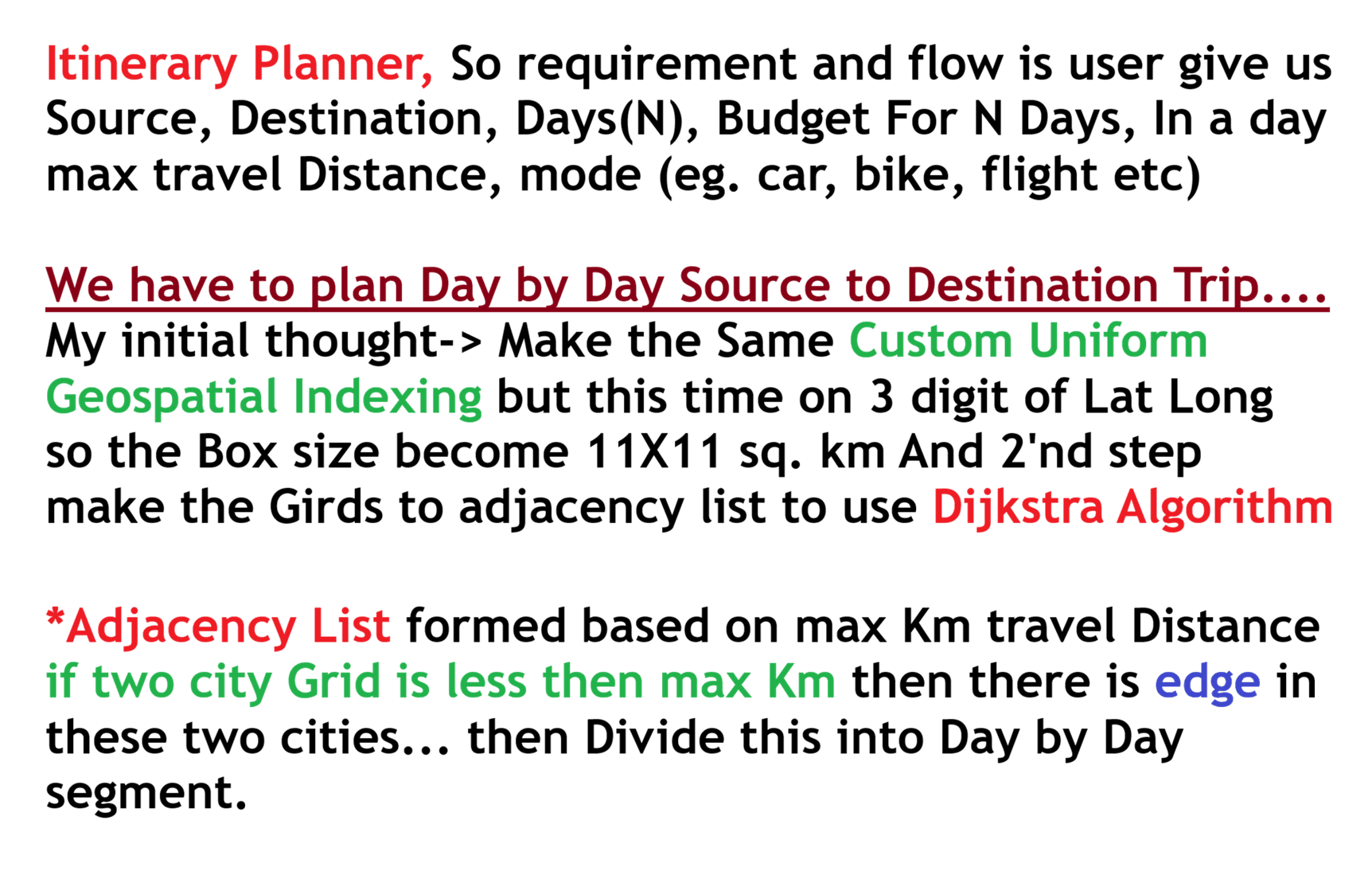 Itinerary 2